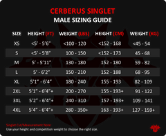 CERBERUS Men's Powerlifting Singlet