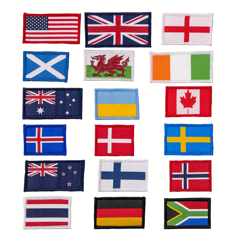 Country Flag Patches